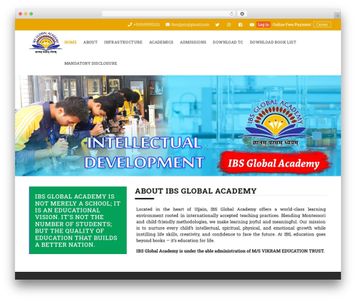 Education Insight WordPress theme - ibsglobalacademy.com