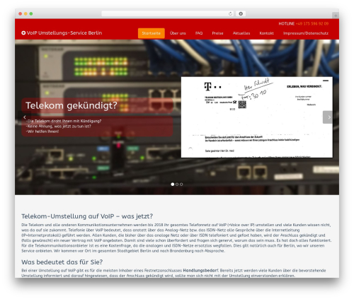 Flat Theme WordPress theme - voip-umstellung.de Flat Theme WordPress theme - voip-umstellung.de