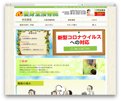 アリガトfor治療院 WordPress theme - nerima-aishindo.com