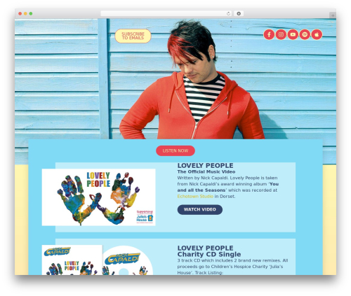 GenerateDev top WordPress theme - nickcapaldi.com