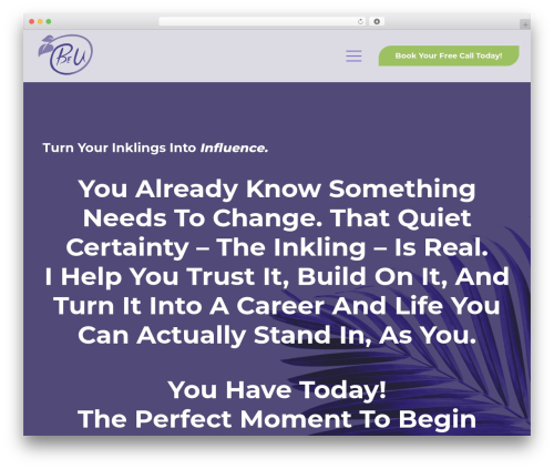 Impreza theme WordPress - beingucoaching.com