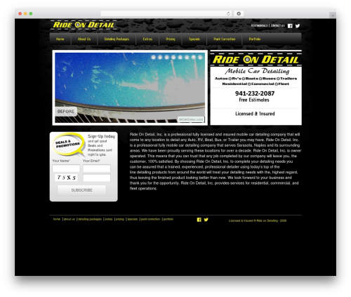 Skeleton WordPress theme - naplesflautodetailing.com