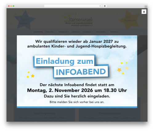 Bne flyout WordPress plugin - sterneninsel.com