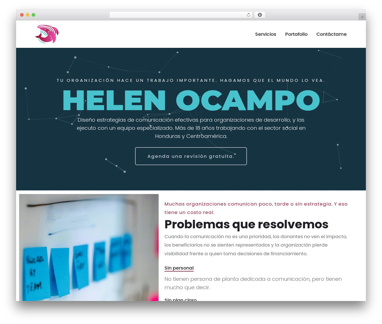 Trydo WordPress theme - helenocampo.com