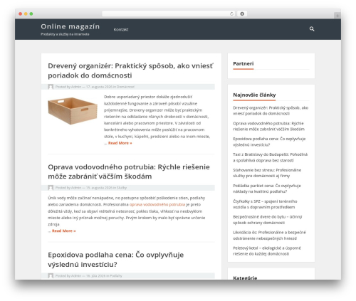 VT Blogging WordPress blog theme - nemyslis-zaplatis.cz
