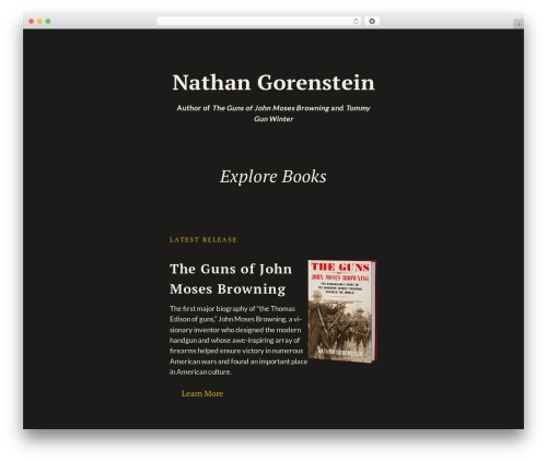 Watson WordPress theme - nathangorenstein.com