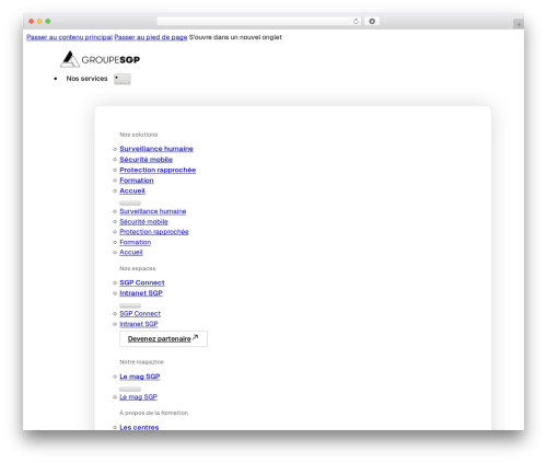 Nextbricks WordPress plugin - groupesgp.fr