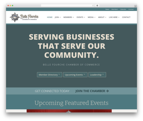 WordPress theme Divi - bellefourchechamber.org