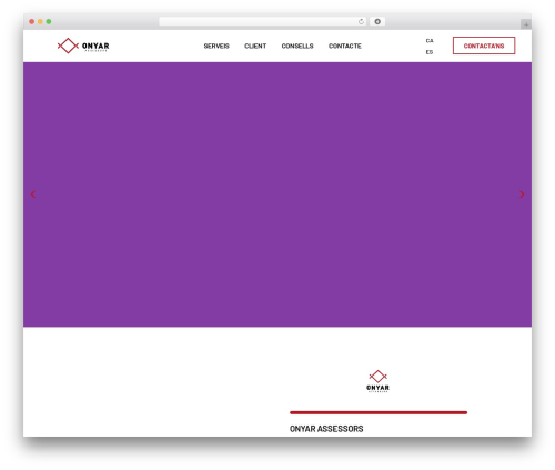 WordPress theme Hello Elementor - onyarassessors.cat