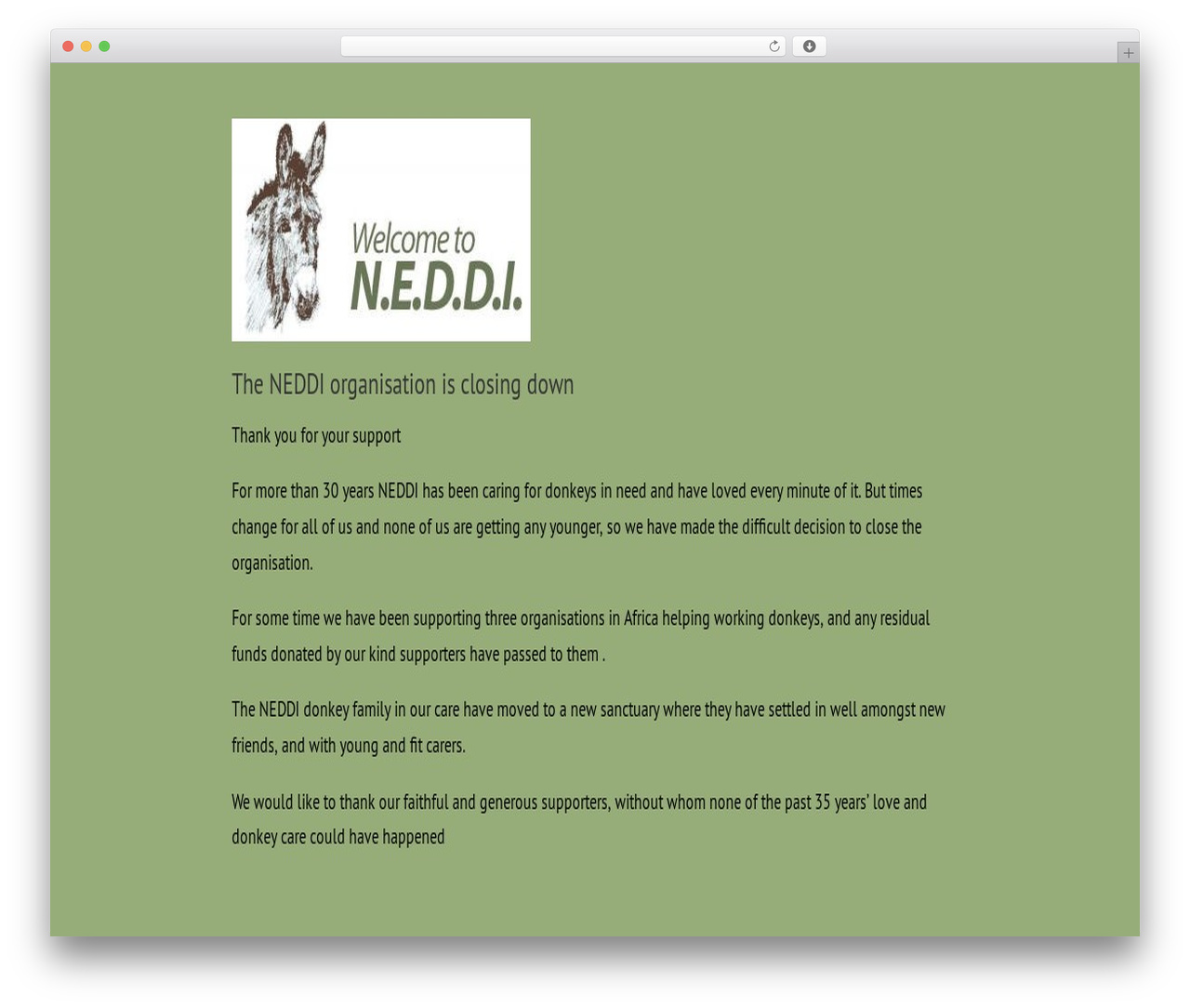 WordPress theme Interface - neddi.org