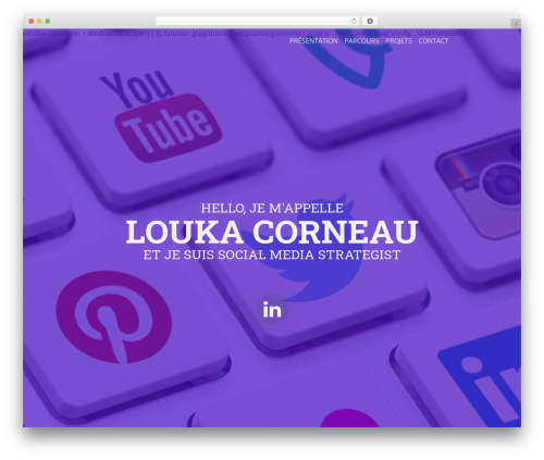 WordPress theme Nitteo - loukacorneau.fr