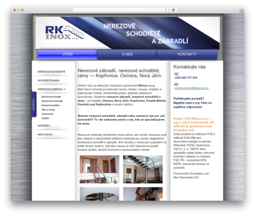 WordPress website theme DevDmBootstrap3 - nerezoveramy.cz