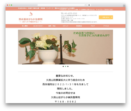 WordPress website theme Eclair - n-hogaraka.com