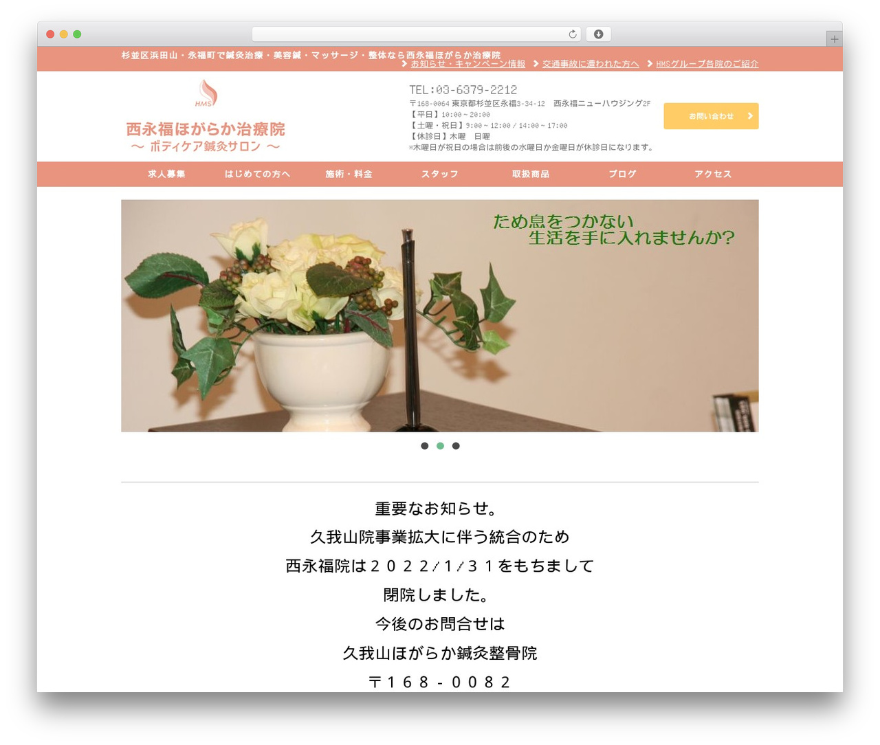 WordPress website theme eclair - n-hogaraka.com