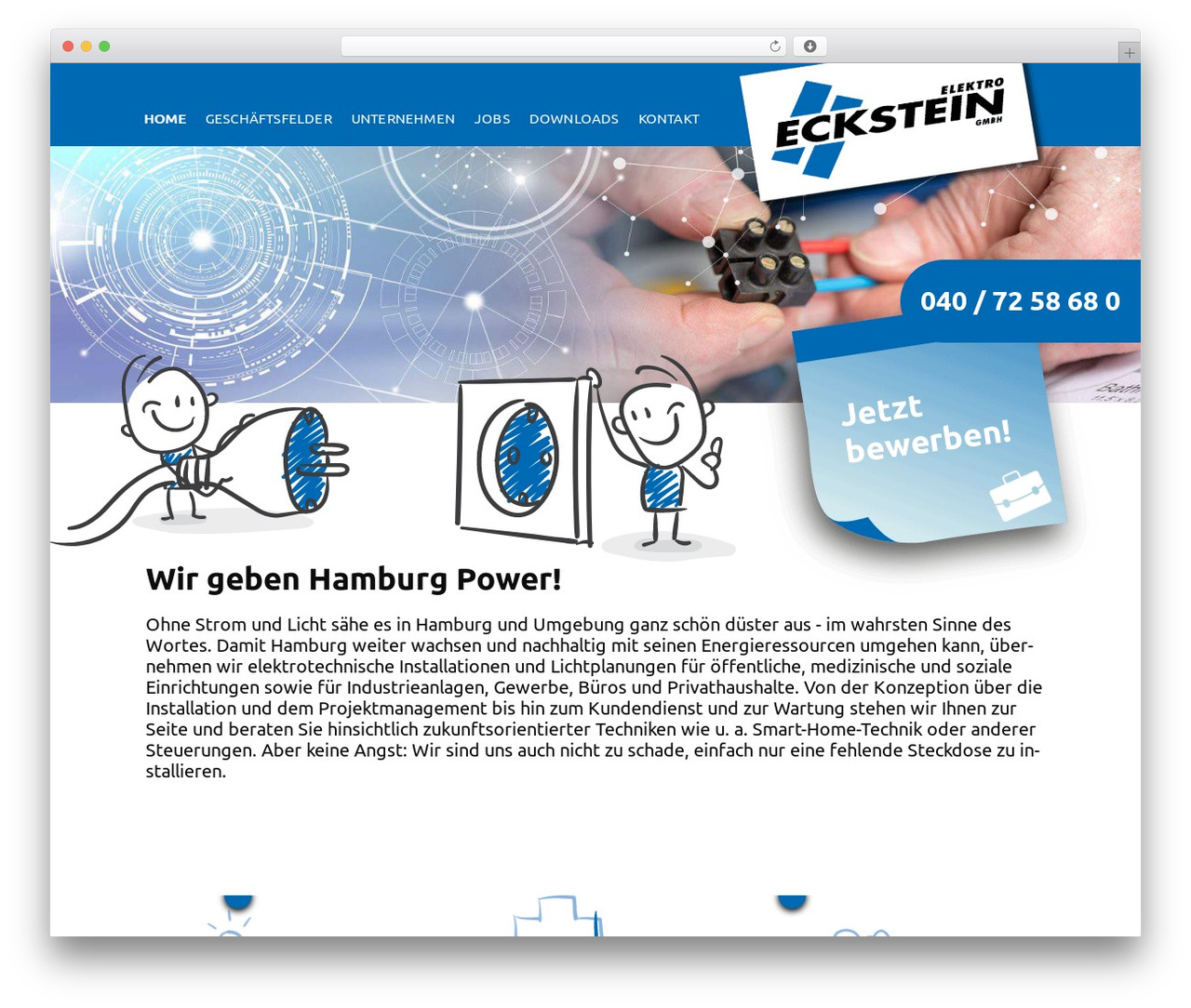 Elektro Eckstein WordPress theme - elektro-eckstein.de