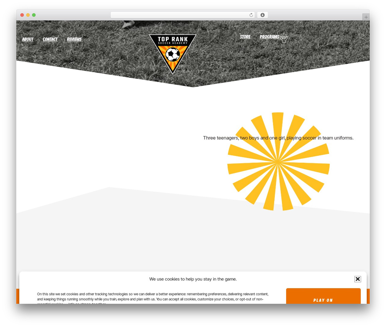Hello Elementor WordPress theme - topranksoccer.com