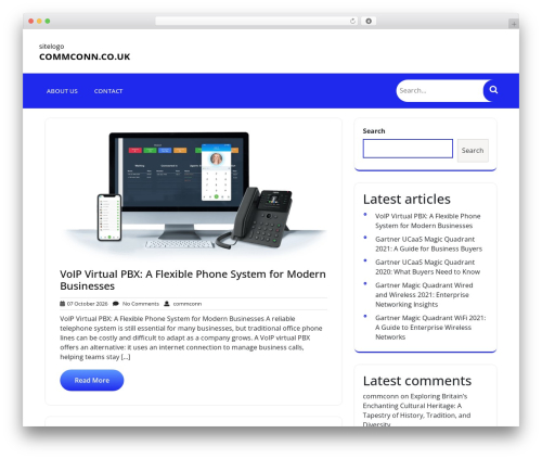 Web Developer WordPress theme download - commconn.co.uk
