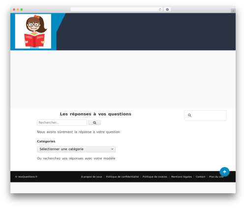 WordPress theme Divine Lite - vosquestions.fr