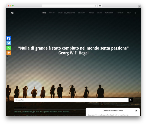 Act WordPress theme - nessunluogoelontano.it