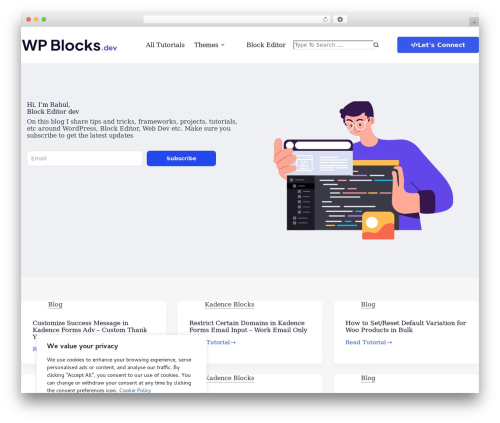 Faz cookie manager WordPress plugin - wpblocks.dev