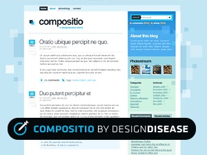 Compositio theme WordPress by Design Disease