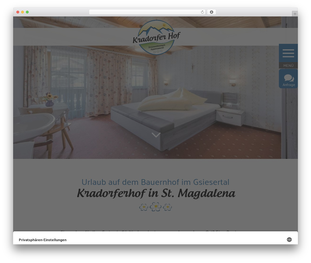 Divi WordPress theme - kradorferhof.it