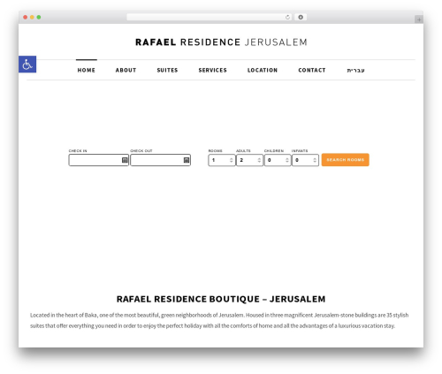 Poza WP theme - rafael-residence.com