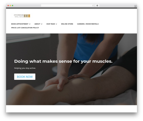 Radcliffe 2 massage WordPress theme - myosense.com