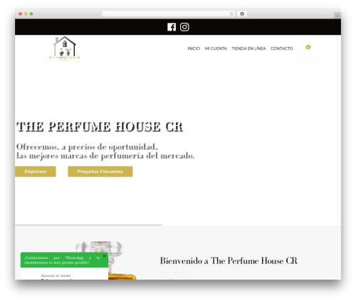 Theme WordPress Elegante - theperfumehousecr.com