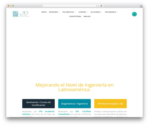 wegener WordPress theme - intlpa.com