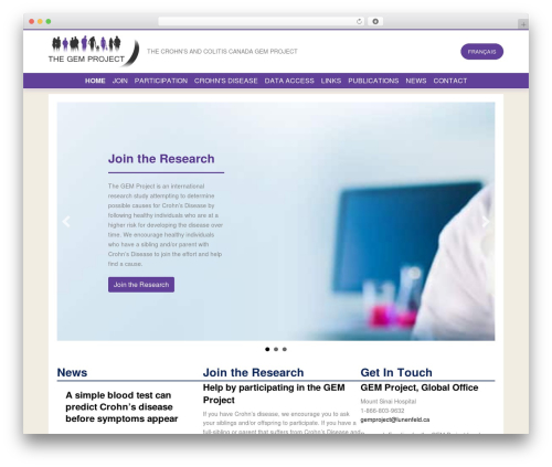 WordPress theme Beaver Builder Theme - gemproject.ca