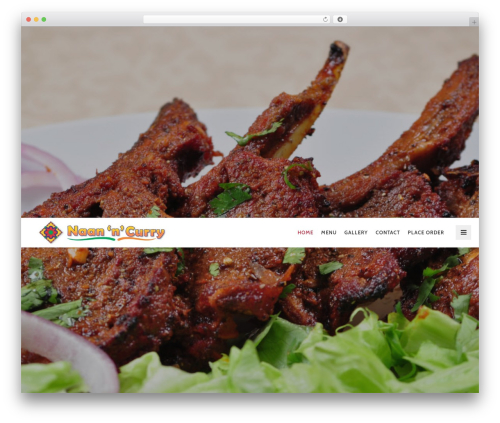WordPress theme Berg - naancurryconcord.com