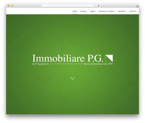 WordPress theme TEMABASE - immobiliarepg.com