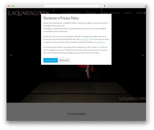 WP theme Malefic - laquartacorda.it