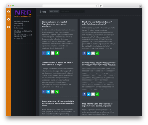 Creatic theme WordPress - nickrobinsonphoto.co.uk