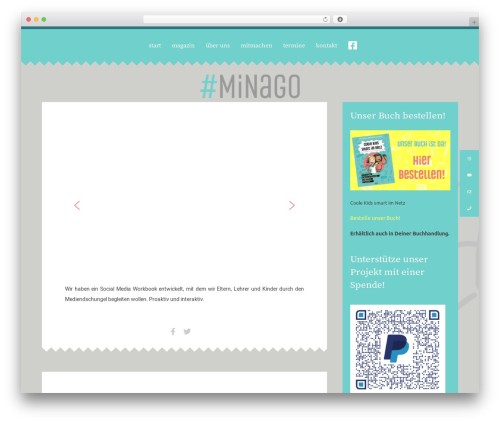 Frida best WordPress theme - minago.net