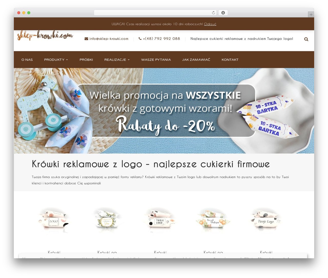 HandMade WordPress page theme - sklep-krowki.com HandMade WordPress page theme - sklep-krowki.com
