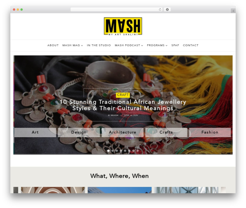 Nomady WordPress theme - mashindia.com
