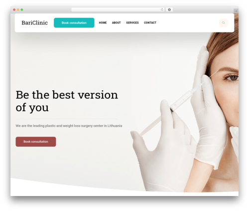 Progery WordPress theme - bariclinic.com