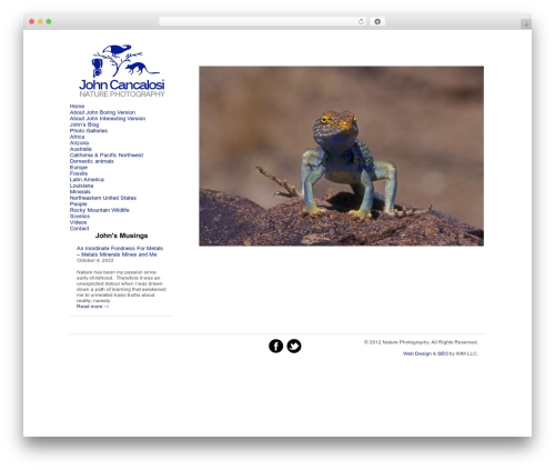 Site WordPress photo theme - nature-photography.us