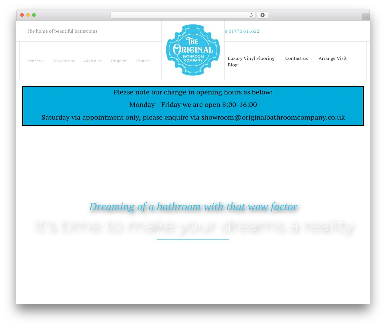 Theme WordPress Beaver Builder Theme - originalbathroomcompany.co.uk