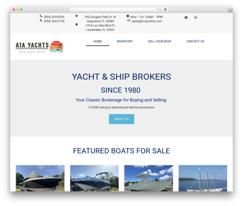 Theme WordPress Hello Elementor - a1ayachts.com