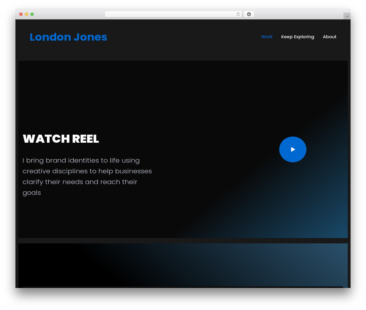 Trydo premium WordPress theme - londonjones.space
