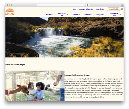 Divi WordPress theme - visitcentraloregon.com