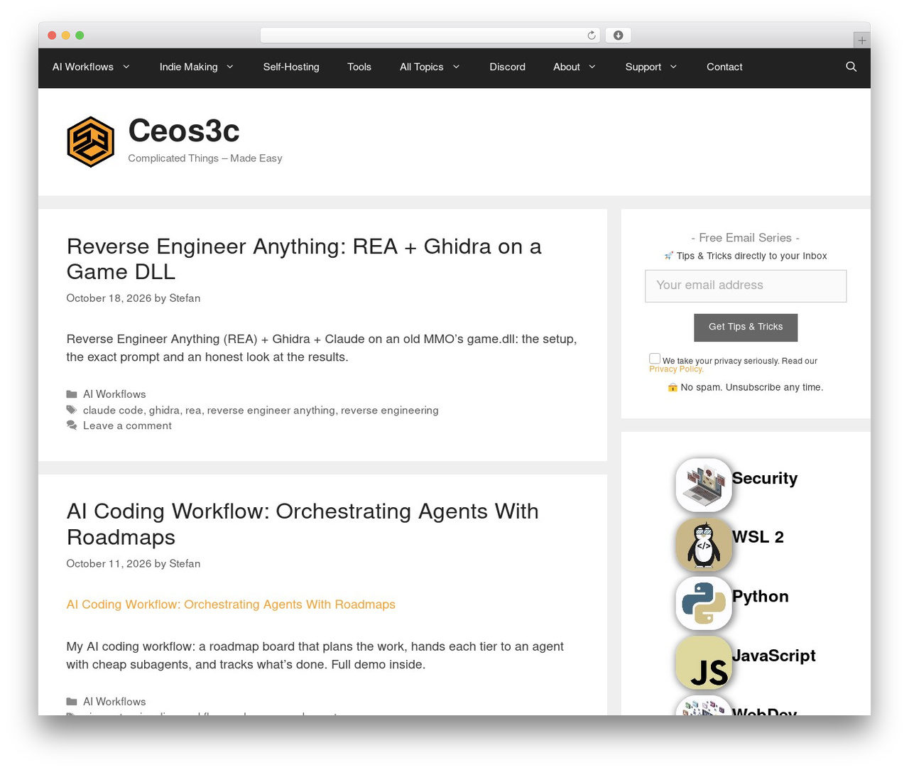 GeneratePress theme WordPress - ceos3c.com