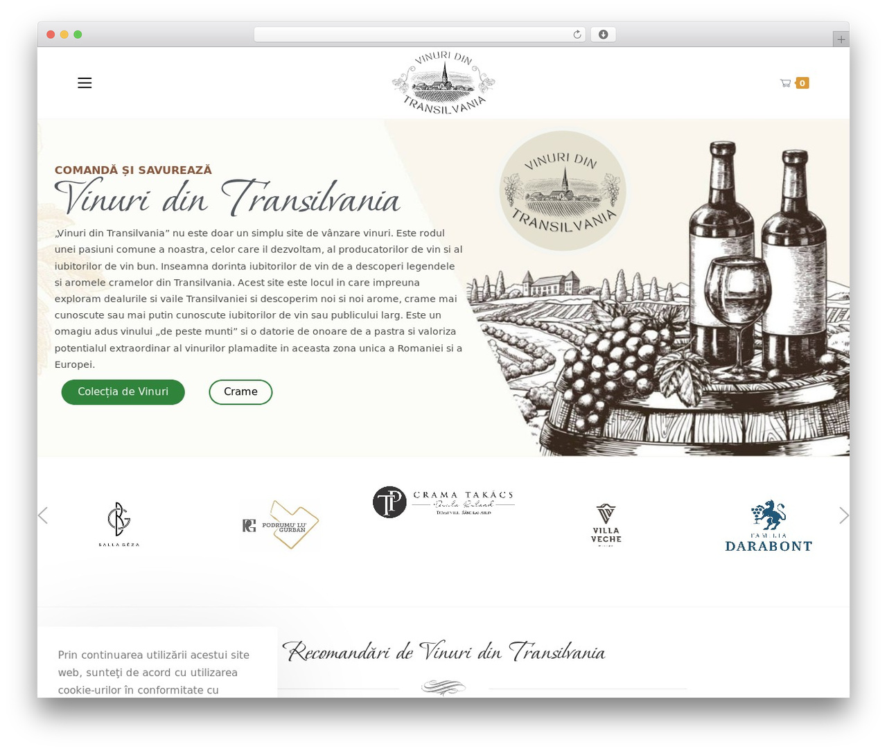 ImpactPRO theme WordPress - www.vinuridintransilvania.ro