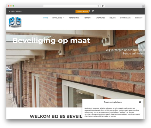Studio Campo Theme theme WordPress - b5beveiliging.nl