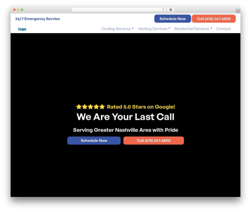 Theme WordPress NextGen Website - claudheatingandair.com