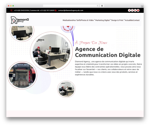 Theme WordPress Webency - diamond-agency-dz.com