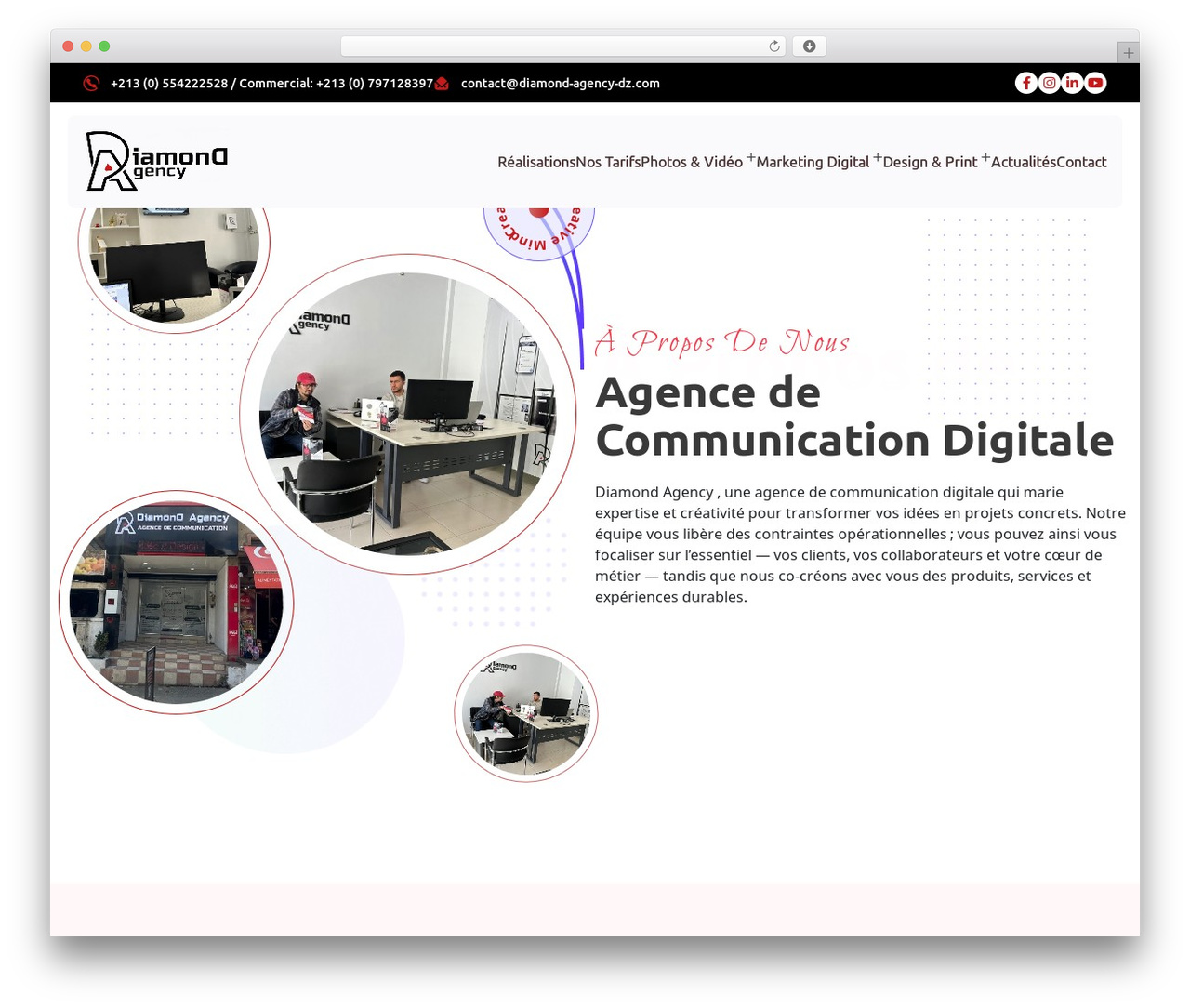 Theme WordPress Webency - diamond-agency-dz.com